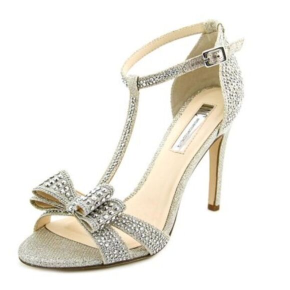 I.N.C. WOMEN'S REESIE RHINESTONE BOW EVENING SANDALS, CREATED for MACY'S WOMEN'S - Picture 1 of 16